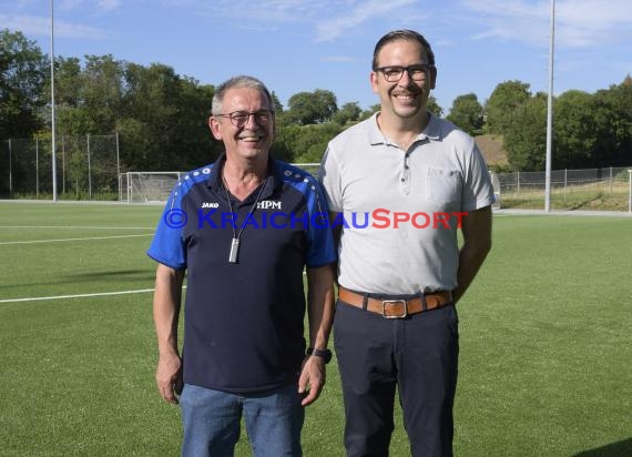 Mannschaftsfoto Saison 2019/20 Fussball Sinsheim - TSV Angelbachtal (© Kraichgausport / Loerz)